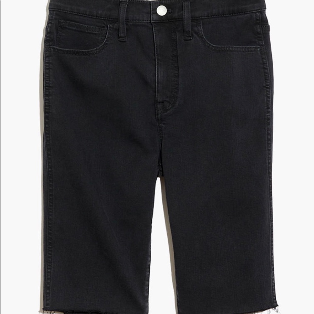 Madewell Roadtripper Biker Shorts, Lunar Wash